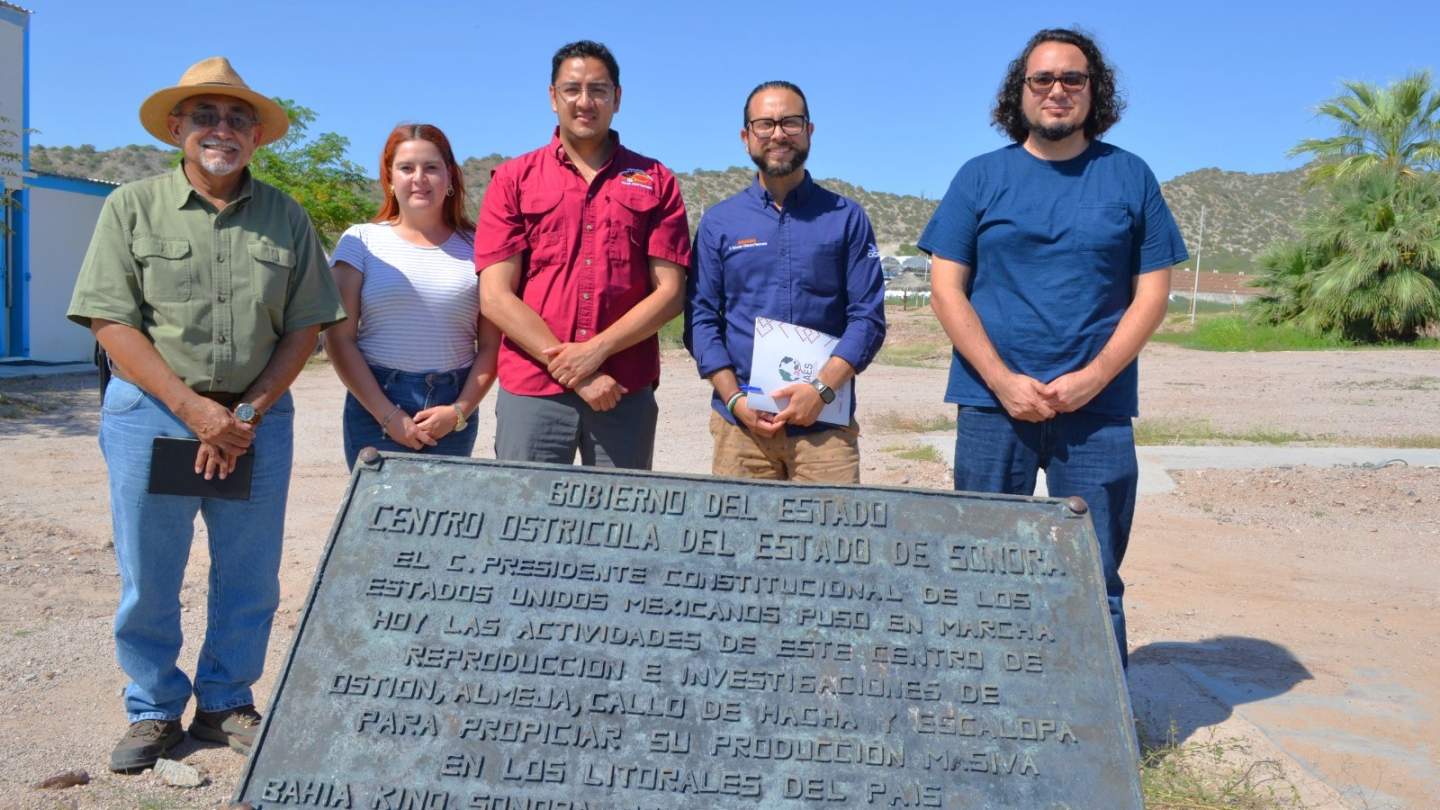 Visita técnica investigadores del CICESE a las Instalaciones del Centro Reproductor de Especies Marinas del Estado de Sonora