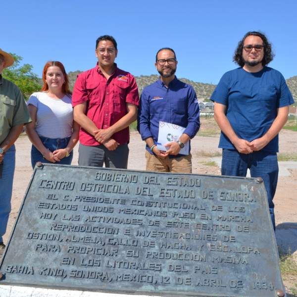Visita técnica investigadores del CICESE a las Instalaciones del Centro Reproductor de Especies Marinas del Estado de Sonora